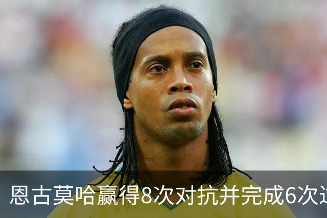 恩古莫哈赢得8次对抗并完成6次过人，两项数据均为利物浦队内最多